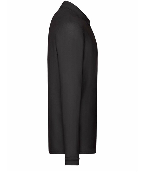 Мужское поло с длинным рукавом Premium L/S цвет черный 9