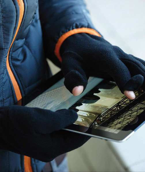 Перчатки флисовые touch-screen