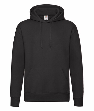 Толстовка чоловіча Premium hooded колір чорний 37