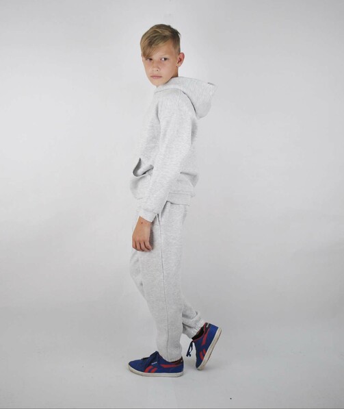 Детский спортивный костюм Premium hooded tracksuit цвет серо-лиловый 7