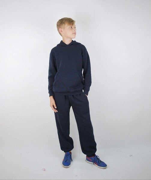 Детский спортивный костюм Premium hooded tracksuit цвет глубокий темно-синий 10