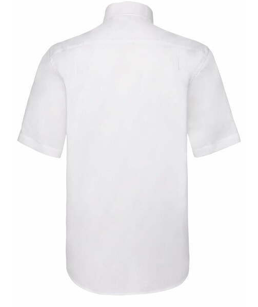 Рубашка мужская с коротким рукавом Oxford цвет белый 4