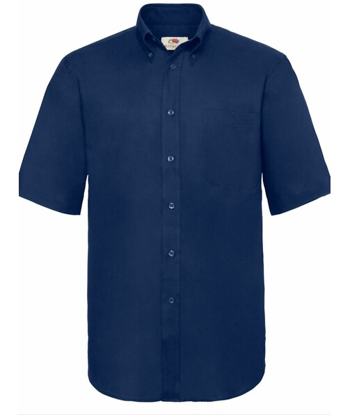 Сорочка чоловіча з коротким рукавом Oxford колір темно-синій 5