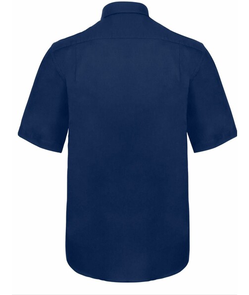 Рубашка мужская с коротким рукавом Oxford цвет темно-синий 7
