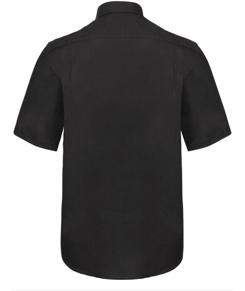 Рубашка мужская с коротким рукавом Oxford цвет черный 10