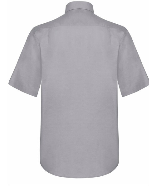 Рубашка мужская с коротким рукавом Oxford цвет светло-серый 13