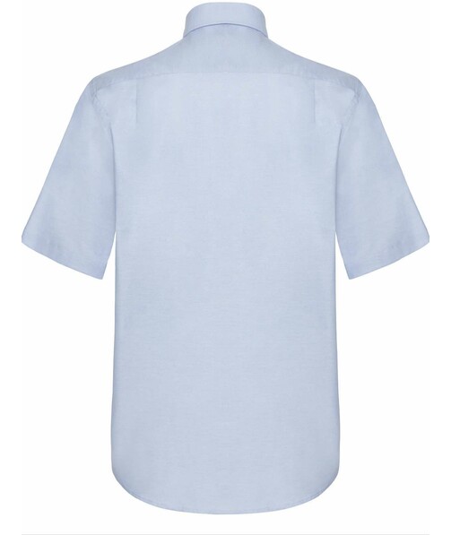 Рубашка мужская с коротким рукавом Oxford цвет светло голубой 16