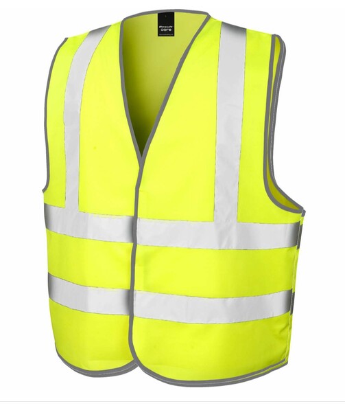 Жилетка чоловіча автомобільна світловідбиваюча Safety high viz vest колір жовтий 2