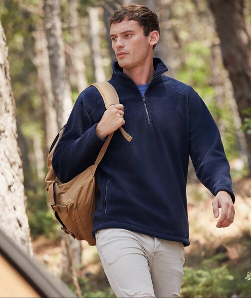 Флиска мужская с воротником на замке Half zip fleece 1