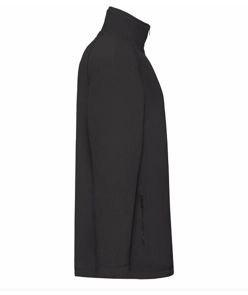 Флиска мужская с воротником на замке Half zip fleece цвет черный 3