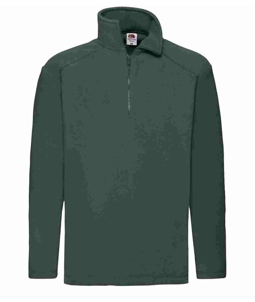 Флиска мужская с воротником на замке Half zip fleece цвет темно-зеленый 5