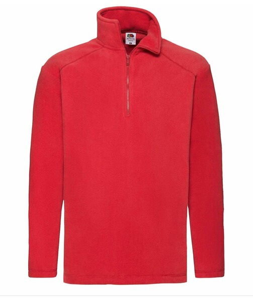 Флиска мужская с воротником на замке Half zip fleece цвет красный 8