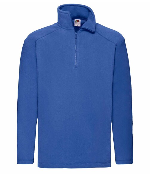 Флиска мужская с воротником на замке Half zip fleece цвет ярко-синий 11