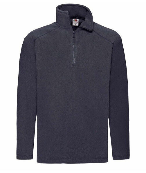 Флиска мужская с воротником на замке Half zip fleece цвет глубокий темно-синий 14
