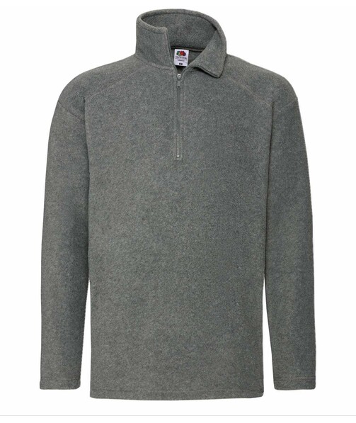 Флиска мужская с воротником на замке Half zip fleece цвет дымчато-серый 17