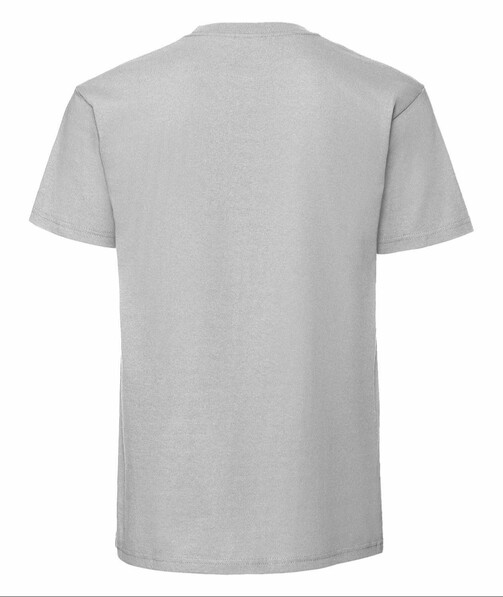 Мужская футболка плотная Iconic 195 Ringspun Premium T цвет металлик 3