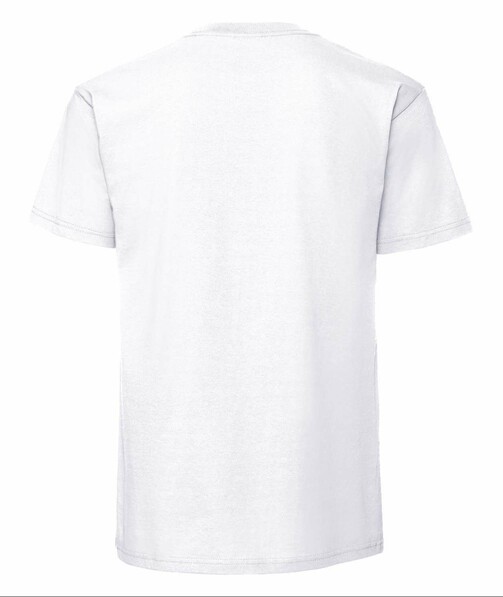 Мужская футболка плотная Iconic 195 Ringspun Premium T цвет белый 36
