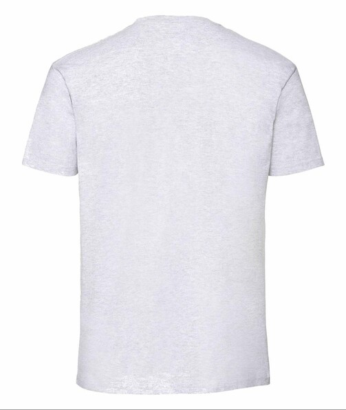 Мужская футболка плотная Iconic 195 Ringspun Premium T цвет пепельный 45