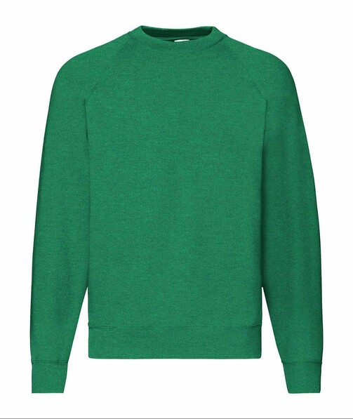 Детский реглан Classic raglan цвет зеленый меланж 32