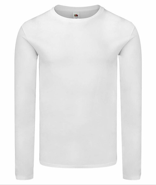 Мужская футболка с длинным рукавом L/S Iconic цвет белый 1