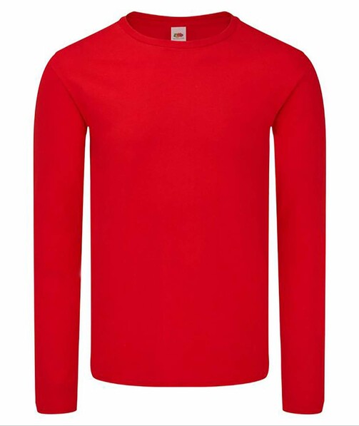 Мужская футболка с длинным рукавом L/S Iconic цвет красный 5