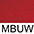 MBUW Тёмно-Бордовый / Белый